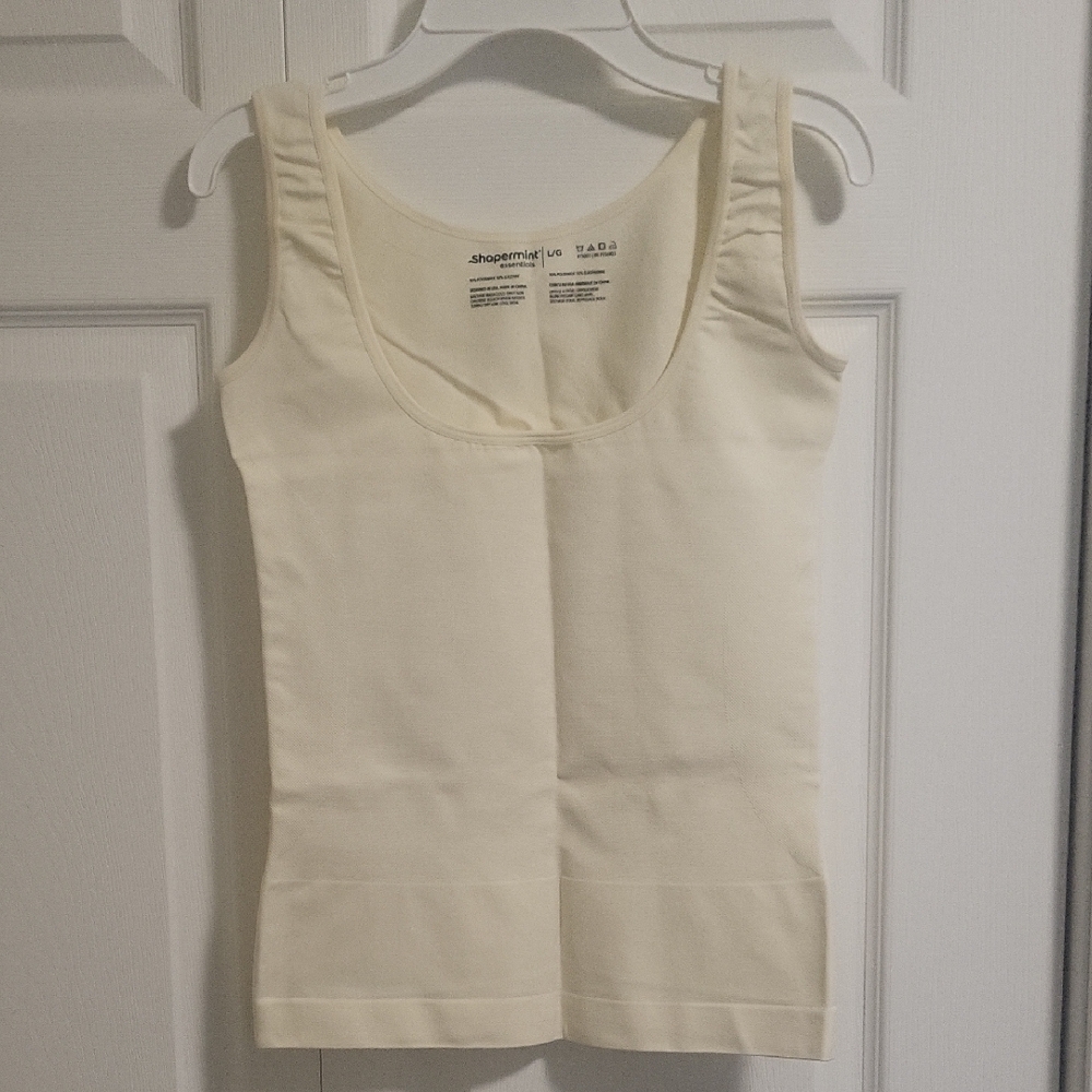 Shapermint Cream Tank Top